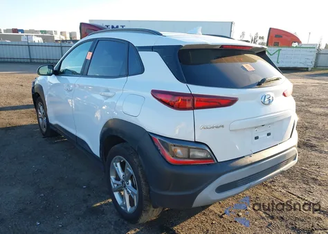 2022 Hyundai Kona Sel z USA, uszkodzony, nr VIN KM8K62AB0NU888683